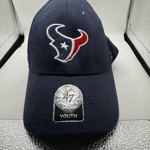 Houston Texans NFL Navy Cap with Embroidered Logo youth size